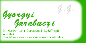 gyorgyi garabuczi business card